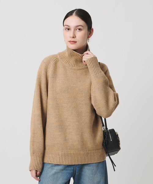 BEAUTY&YOUTH UNITED ARROWS（ビューティーアンドユースユナイテッドアローズ）の「ミックスカラー ラメ タートルネック ニットプルオーバー（ニット/セーター・レディース・ベージュ/ネイビー・FREE）」の22枚目の写真