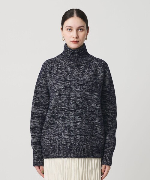 BEAUTY&YOUTH UNITED ARROWS（ビューティーアンドユースユナイテッドアローズ）の「ミックスカラー ラメ タートルネック ニットプルオーバー（ニット/セーター・レディース・ベージュ/ネイビー・FREE）」の12枚目の写真