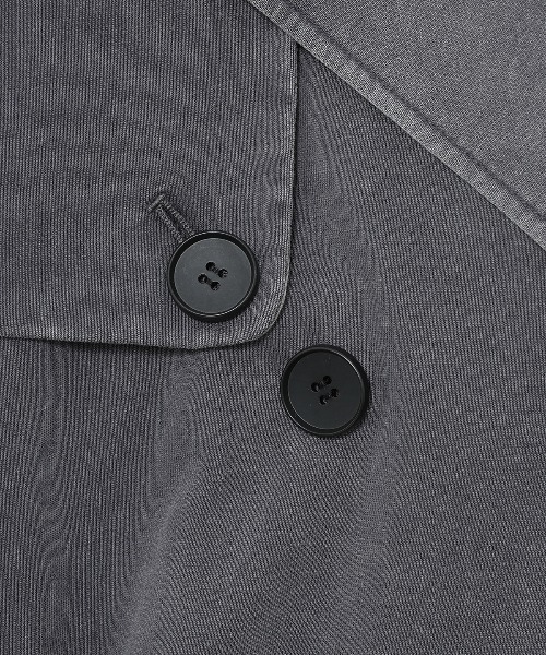 JOSE MOON（ジョゼムーン）の「HOODIE URALE TREMCH COAT/フーディウラルトレンチコート（トレンチコート・レディース・ブルー/ブラック・36/38）」の4枚目の写真