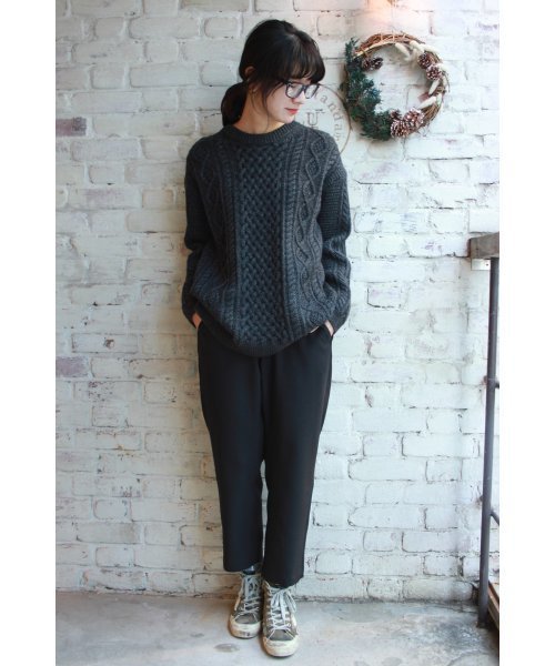 JOURNAL STANDARD LUXE(ジャーナルスタンダード ラックス)の「スタプレツイル イージーラバーパンツ_#(その他パンツ・レディース・ブラック/グレー・MEDIUM/X-SMALL/SMALL/LARGE)」の4枚目の写真