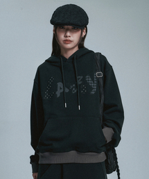 MOO（エムオーオー）の「レイジマルチアップリケフード - ブラック（パーカー）」