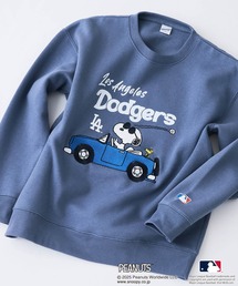 UNIIT（ユニット）の「【PEANUTS×MLB】オリジナルデザイン KIDS裏起毛トレーナー キッズサイズ ヤンキース ドジャース カブス キャラクター（スウェット）」