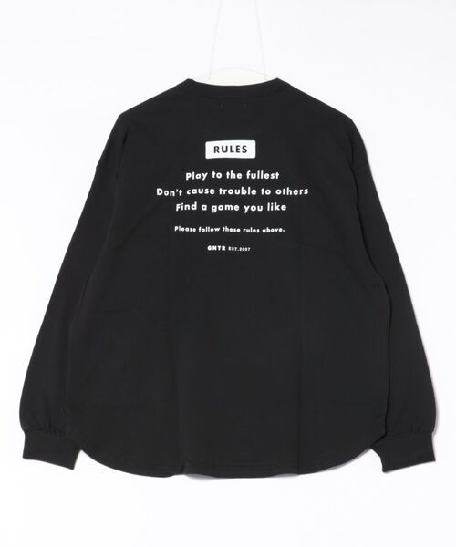 GENERATOR(ジェネレーター)の「ジェネレーター AFTER L/S Tシャツ(Tシャツ/カットソー・レディース・チャコールグレー/ブラック/ホワイト・F)」の4枚目の写真