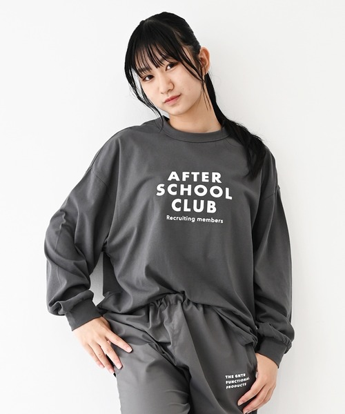 GENERATOR(ジェネレーター)の「ジェネレーター AFTER L/S Tシャツ(Tシャツ/カットソー・レディース・チャコールグレー/ブラック/ホワイト・F)」の3枚目の写真
