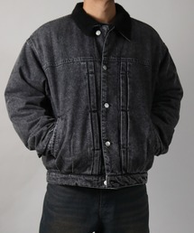 NYLAUS（ナイラス）の「【Nylaus】Boa Lining Denim Jacket / 裏ボアデニムジャケット Gジャン（デニムジャケット）」