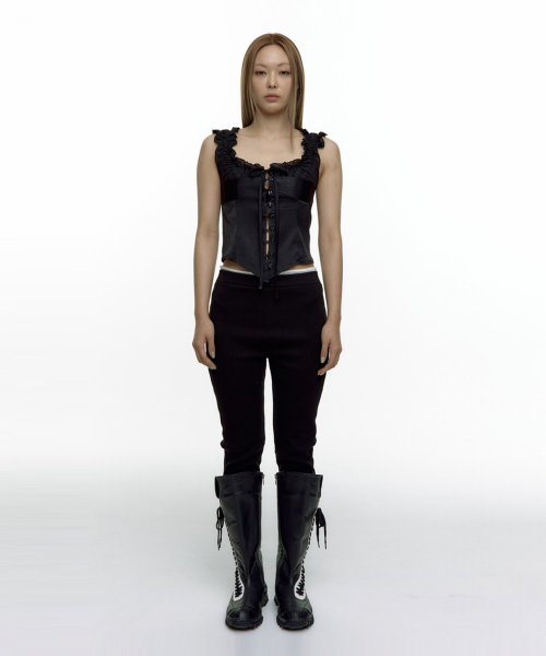 KASHIKO(カシコ)の「Lace Layered Sleeveless Black(Tシャツ/カットソー・レディース・その他・SMALL/MEDIUM)」の4枚目の写真
