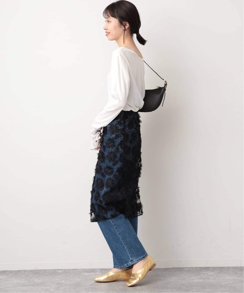 MILLER(ミラー)の「《追加8》miller SLOBE別注 SHEER RIB クルーネック(Tシャツ/カットソー・レディース・レッド/ブラウン/ホワイト・FREE)」の11枚目の写真