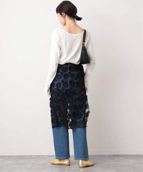 MILLER(ミラー)の「《追加8》miller SLOBE別注 SHEER RIB クルーネック(Tシャツ/カットソー・レディース・レッド/ブラウン/ホワイト・FREE)」の12枚目の写真