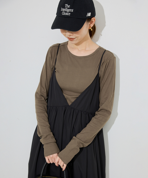 MILLER(ミラー)の「《追加8》miller SLOBE別注 SHEER RIB クルーネック(Tシャツ/カットソー・レディース・レッド/ブラウン/ホワイト・FREE)」の20枚目の写真