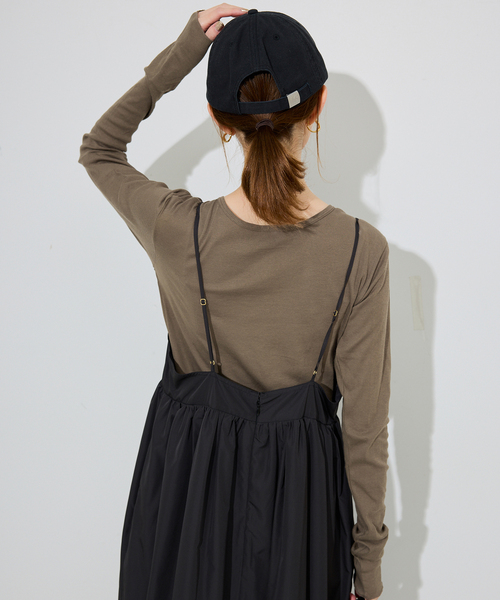 MILLER(ミラー)の「《追加8》miller SLOBE別注 SHEER RIB クルーネック(Tシャツ/カットソー・レディース・レッド/ブラウン/ホワイト・FREE)」の21枚目の写真