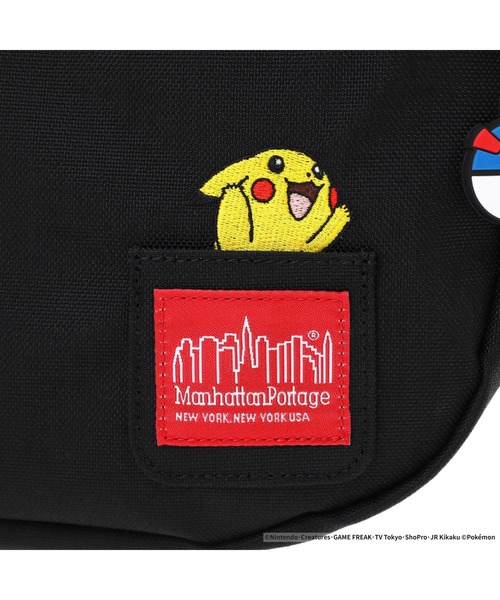 Manhattan Portage（マンハッタンポーテージ）の「Manhattan Portage/マンハッタンポーテージ ショルダーバック DUETSHOULDERBAG MP2409PKMN（ショルダーバッグ・メンズ・ブラック×レッド・FREE）」の9枚目の写真