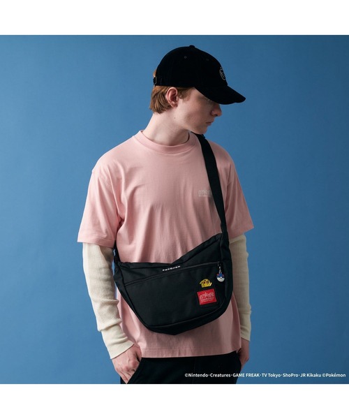 Manhattan Portage（マンハッタンポーテージ）の「Manhattan Portage/マンハッタンポーテージ ショルダーバック DUETSHOULDERBAG MP2409PKMN（ショルダーバッグ・メンズ・ブラック×レッド・FREE）」の12枚目の写真