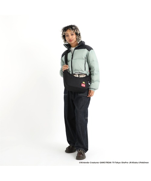 Manhattan Portage（マンハッタンポーテージ）の「Manhattan Portage/マンハッタンポーテージ ショルダーバック DUETSHOULDERBAG MP2409PKMN（ショルダーバッグ・メンズ・ブラック×レッド・FREE）」の14枚目の写真