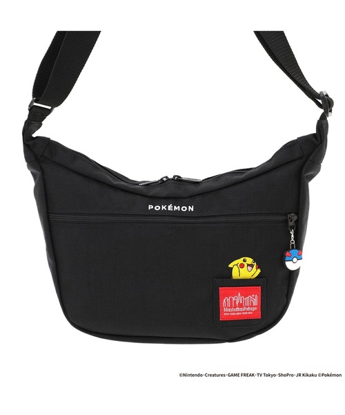 Manhattan Portage（マンハッタンポーテージ）の「Manhattan Portage/マンハッタンポーテージ ショルダーバック DUETSHOULDERBAG MP2409PKMN（ショルダーバッグ・メンズ・ブラック×レッド・FREE）」の2枚目の写真
