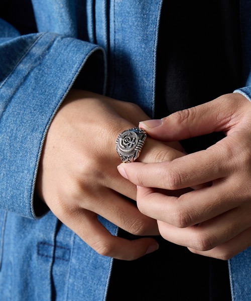 MAISON CLUB(メゾンクラブ)の「【MAISON CLUB】U.S.NAVY Ring TYPE-2 FreeSize / Silver925/ KUN/ フリーサイズ シルバー925 リング(リング・メンズ・シルバー・FREE)」の10枚目の写真
