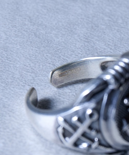 MAISON CLUB(メゾンクラブ)の「【MAISON CLUB】U.S.NAVY Ring TYPE-2 FreeSize / Silver925/ KUN/ フリーサイズ シルバー925 リング(リング・メンズ・シルバー・FREE)」の5枚目の写真
