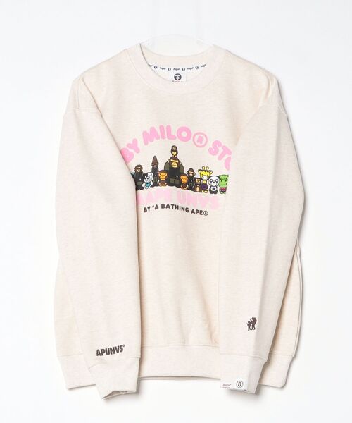 AAPE X BABY MILO STORE CREW NECK SWEATER | AAPE.JP