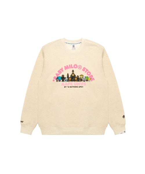 AAPE X BABY MILO STORE CREW NECK SWEATER | AAPE.JP
