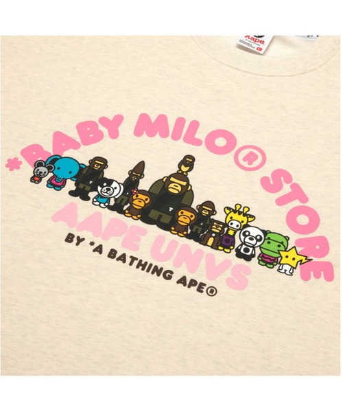 AAPE X BABY MILO STORE CREW NECK SWEATER | AAPE.JP
