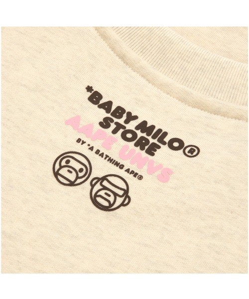 AAPE X BABY MILO STORE CREW NECK SWEATER | AAPE.JP