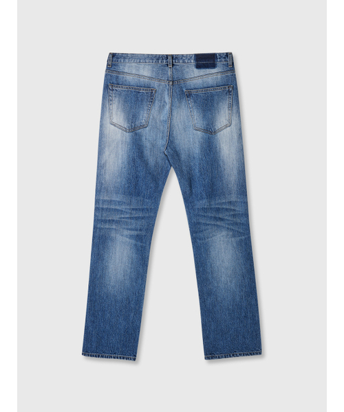 Straight fit denim pants