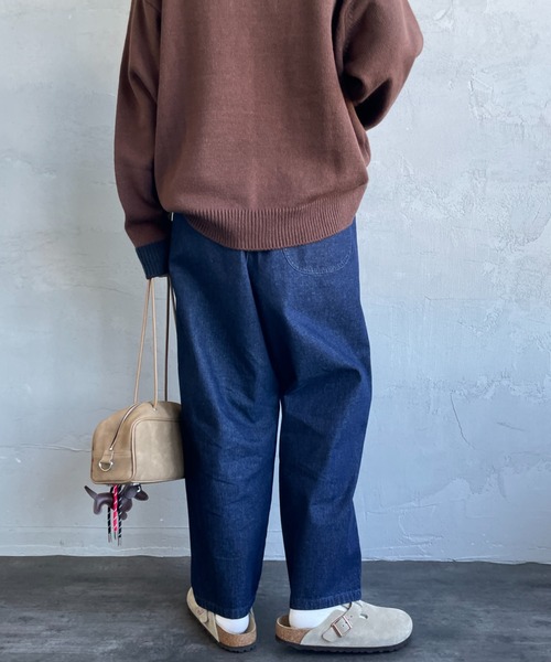 DANTON（ダントン）の「[DANTON/ダントン] 10oz デニムイージーパンツ(インディゴ）（その他パンツ・レディース・インディゴブルー・36）」の7枚目の写真