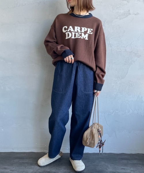 DANTON（ダントン）の「[DANTON/ダントン] 10oz デニムイージーパンツ(インディゴ）（その他パンツ・レディース・インディゴブルー・36）」の8枚目の写真
