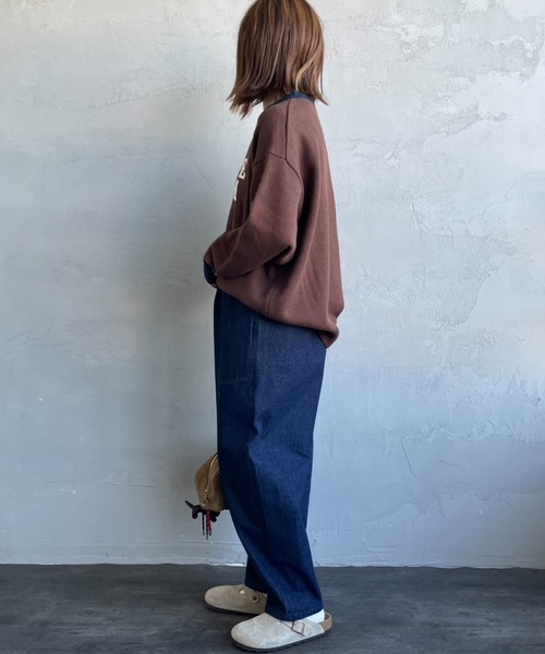 DANTON（ダントン）の「[DANTON/ダントン] 10oz デニムイージーパンツ(インディゴ）（その他パンツ・レディース・インディゴブルー・36）」の9枚目の写真
