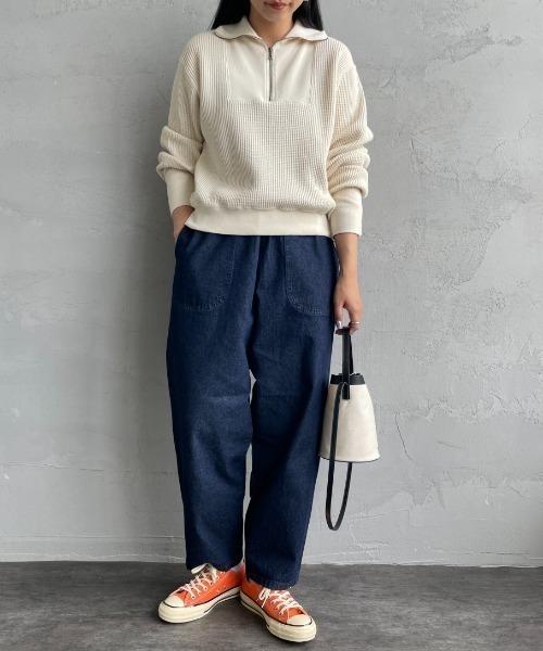 DANTON/ダントン] 10oz デニムイージーパンツ(インディゴ）（その他