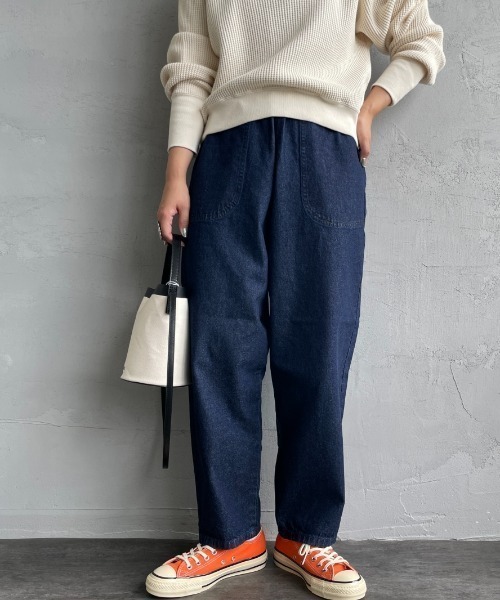DANTON/ダントン] 10oz デニムイージーパンツ(インディゴ）（その他
