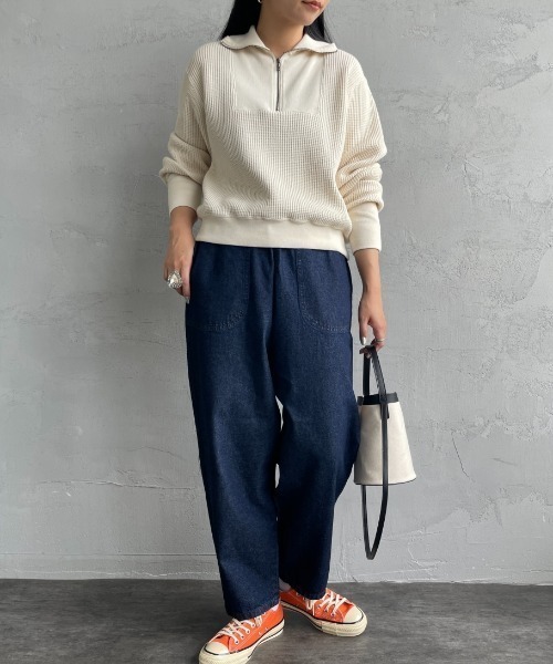 DANTON（ダントン）の「[DANTON/ダントン] 10oz デニムイージーパンツ(インディゴ）（その他パンツ・レディース・インディゴブルー・36）」の14枚目の写真