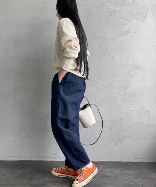 DANTON（ダントン）の「[DANTON/ダントン] 10oz デニムイージーパンツ(インディゴ）（その他パンツ・レディース・インディゴブルー・36）」の15枚目の写真
