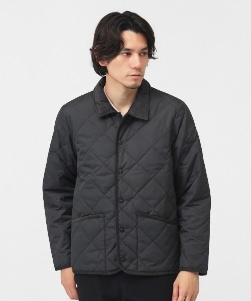 TAION（タイオン）の「タイオン PIPING COLLARED DOWN CARDIGAN（その他アウター・メンズ・チャコールグレー/ブラック・M/L/XL）」の2枚目の写真