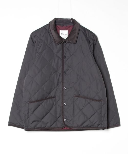 TAION（タイオン）の「タイオン PIPING COLLARED DOWN CARDIGAN（その他アウター・メンズ・チャコールグレー/ブラック・M/L/XL）」の5枚目の写真