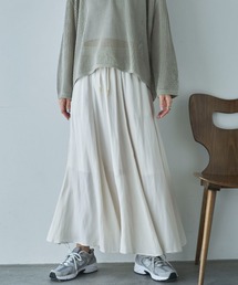 DOUX ARCHIVES（ドゥアルシーヴ）の「とろみサテンギャザースカート（スカート）」