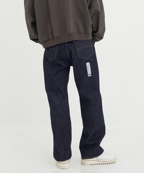 In・stru(men-tal).(インストルメンタル)の「【Maison MIHARAYASUHIRO / メゾンミハラヤスヒロ】ONE WASHED SELVAGE DENIM STRAIGHT PANTS/in・stru(men-tal).(デニムパンツ・メンズ・インディゴブルー・44/46)」の2枚目の写真