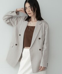 GALLEST | ダブルブレストオーバージャケット(テーラードジャケット)