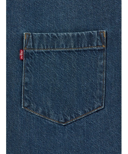 Levi's(リーバイス)の「Levi's/リーバイス ハーリー ボーイフレンドシャツ(シャツ/ブラウス・レディース・インディゴブルー・M/S/XS)」の7枚目の写真