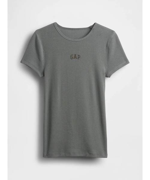 GAP(ギャップ)の「モダン リブ GAPロゴTシャツ 半袖(Tシャツ/カットソー・レディース・ピンク/ブラック/ホワイト/グリーン・S/M/XS/L/XL/XXS)」の21枚目の写真