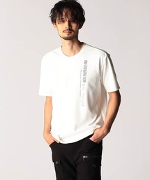 NICOLE CLUB FOR MEN | メタルジェルプリント半袖Ｔシャツ(Tシャツ/カットソー)