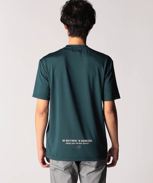 NICOLE CLUB FOR MEN（ニコルクラブフォーメン）の「メタルジェルプリント半袖Ｔシャツ（Tシャツ/カットソー・メンズ・オフホワイト/ブラック/ブルー系・X-LARGE/LARGE/MEDIUM）」の7枚目の写真