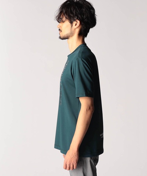 NICOLE CLUB FOR MEN（ニコルクラブフォーメン）の「メタルジェルプリント半袖Ｔシャツ（Tシャツ/カットソー・メンズ・オフホワイト/ブラック/ブルー系・X-LARGE/LARGE/MEDIUM）」の8枚目の写真