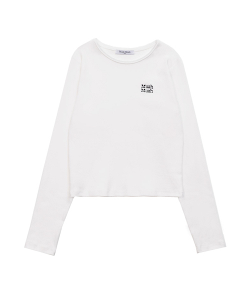 muahmuah（ムーアムーア）の「レースポイントクロップTシャツ [3色]（Tシャツ/カットソー・レディース・グレー/ブラック/アイボリー・FREE）」の22枚目の写真