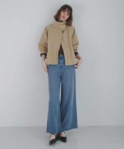 URBAN RESEARCH Sonny Label（アーバンリサーチサニーレーベル）の「撥水バックフレアスタンドカラーコート（その他アウター・レディース・チャコールグレー/カーキ/ベージュ・FREE）」の16枚目の写真