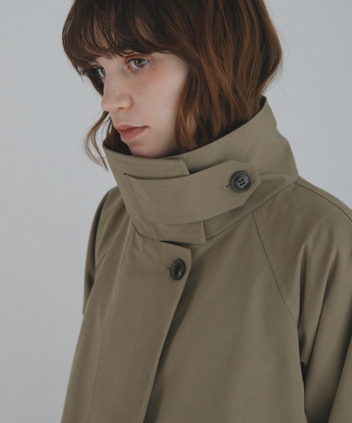 URBAN RESEARCH Sonny Label（アーバンリサーチサニーレーベル）の「撥水バックフレアスタンドカラーコート（その他アウター・レディース・チャコールグレー/カーキ/ベージュ・FREE）」の18枚目の写真