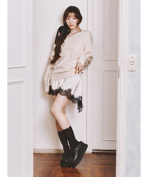 LILY BROWN（リリーブラウン）の「ウッドソールスタッズサボ（サンダル・レディース・キャメル/ブラック/マルチ・S/M/L）」の6枚目の写真