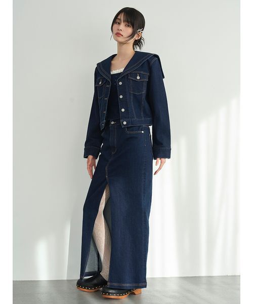 LILY BROWN（リリーブラウン）の「ウッドソールスタッズサボ（サンダル・レディース・キャメル/ブラック/マルチ・S/M/L）」の11枚目の写真