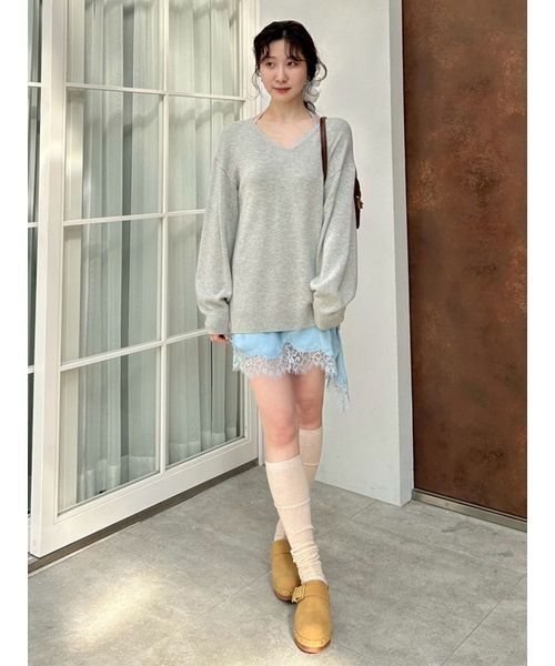 LILY BROWN（リリーブラウン）の「ウッドソールスタッズサボ（サンダル・レディース・キャメル/ブラック/マルチ・S/M/L）」の19枚目の写真