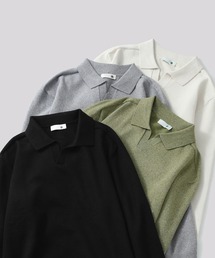 TOBEE | 【TOBEE】スキッパーニット ポロシャツ(ニット/セーター)