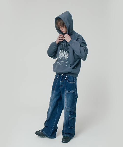 THEVINYLHOUSE(ザバイニルハウス)の「HARDTACK WIDE DENIM PANTS BLUE (VH2ESUD110A)(デニムパンツ・メンズ・その他・M/L)」の5枚目の写真